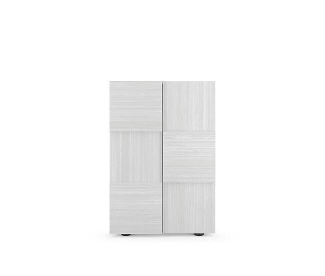 Mueble de almacenamiento de 2 puertas multifuncional dama - h115,5 cm
