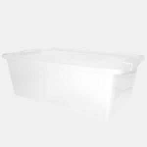 Curver Caixa de arrumação com tampa Bi-Box 26L branco