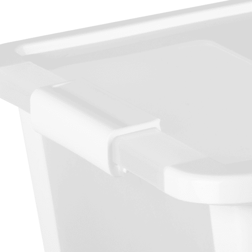 Curver Caixa de arrumação com tampa Bi-Box 26L branco