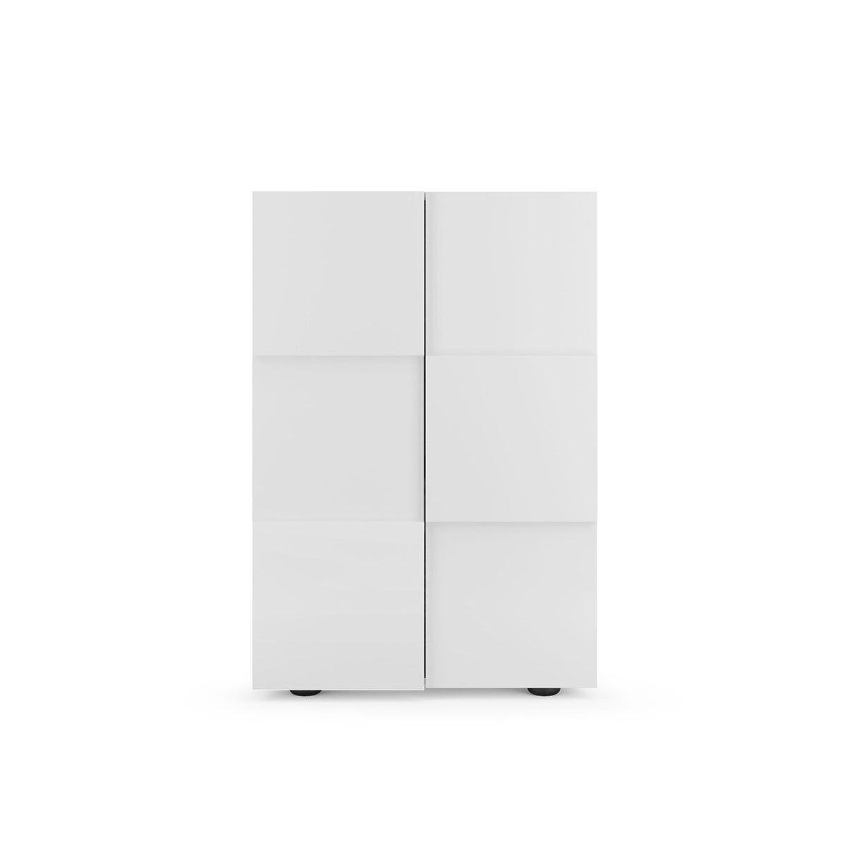 Mueble de almacenamiento de 2 puertas multifuncional dama - h115,5 cm
