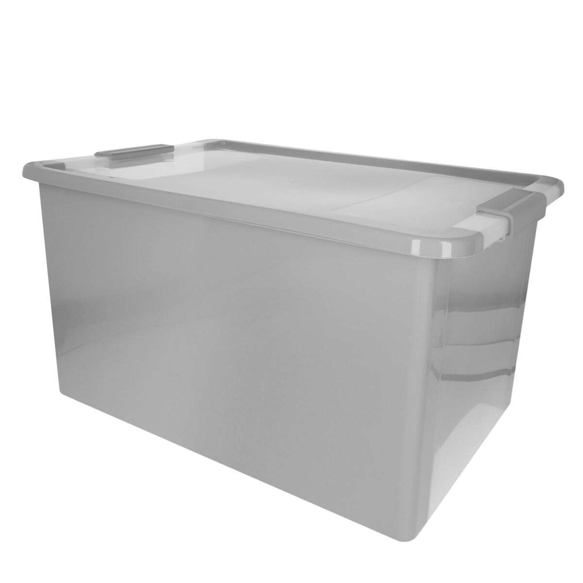 Curver caja de almacenaje con tapa bi-box 40l gris