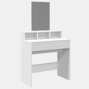 vidaXL Toucador com espelho 80x41x144,5 cm branco