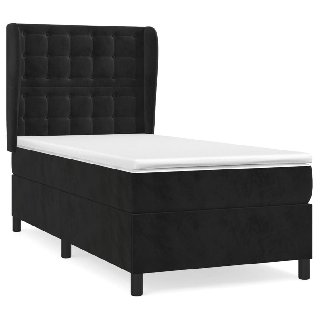 Cama box spring 100x200 Negro