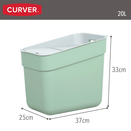 Curver Caixote de reciclagem Ready To Collect 20L verde