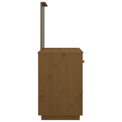 vidaXL Toucador 95x50x134 cm madeira de pinho maciça castanho mel vidaXL Toucador 95x50x134 cm madeira de pinho maciça castanho mel