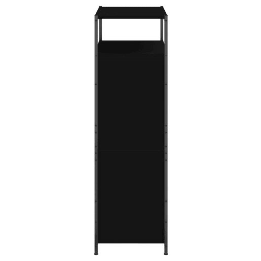vidaXL Sapateira 75x34x112 cm derivados de madeira preto vidaXL Sapateira 75x34x112 cm derivados de madeira preto