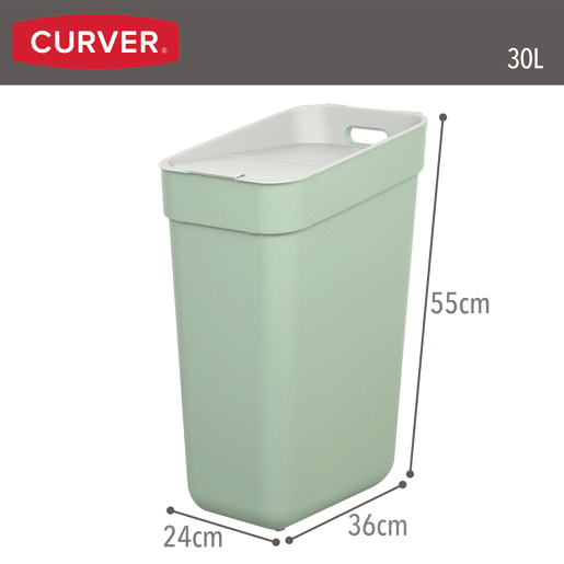 Curver Contentor de reciclagem Ready To Collect 30L verde