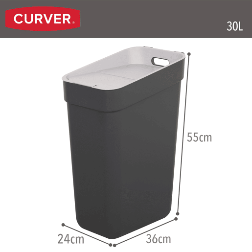 Curver Contentor de reciclagem Ready To Collect 30L cinzento