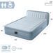 Cama de aire INTEX con cabecero Dura-Beam Deluxe Plush Headboard Cama de aire INTEX con cabecero Dura-Beam Deluxe Plush Headboard Gris
