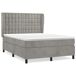 Cama box spring 140x190 Cama box spring 140x190 Gris