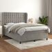 Cama box spring 140x190 Cama box spring 140x190 Gris