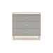 Cómoda 3 cajones Alycia 90 Cómoda 3 cajones Alycia 90 Gris/ Madera