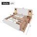 Camas de matrimonio 215x207 Camas de matrimonio 215x207 Natural/ Blanco