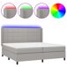 Cama box spring 200x200 Cama box spring 200x200 Gris