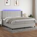 Cama box spring 200x200 Cama box spring 200x200 Gris