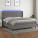 Cama box spring 200x200 Cama box spring 200x200 Azul