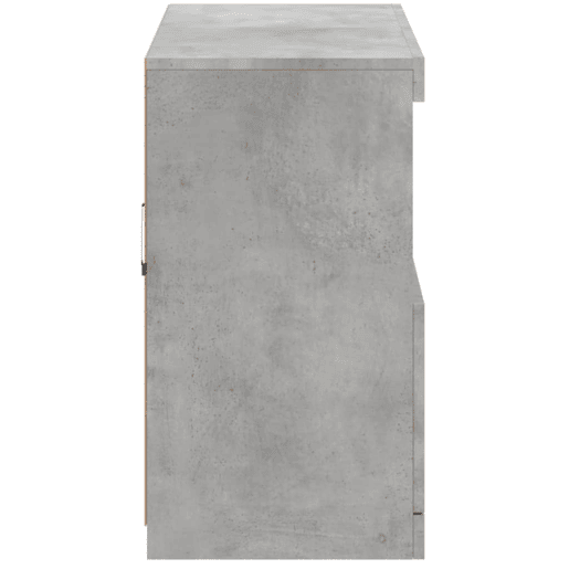 vidaXL Aparador com luzes LED 81x37x67 cm cinzento cimento vidaXL Aparador com luzes LED 81x37x67 cm cinzento cimento