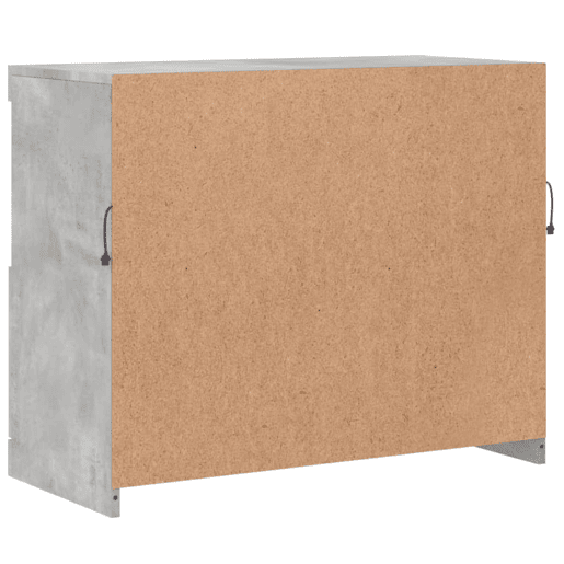vidaXL Aparador com luzes LED 81x37x67 cm cinzento cimento vidaXL Aparador com luzes LED 81x37x67 cm cinzento cimento