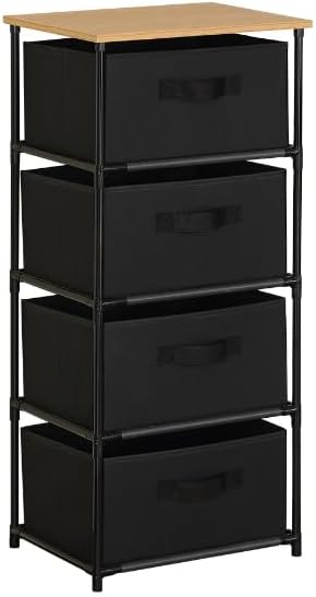 DUPI Cajonera EASY, Metal y PVC, 4 Cajones