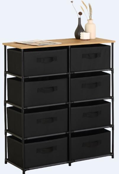DUPI Cajonera EASY, Metal y PVC, 8 Cajones
