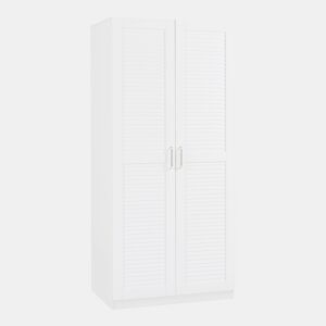 Roupeiro Finning 1 bengaleiro 1 compartimento 176x80x52 cm - Branco en.casa