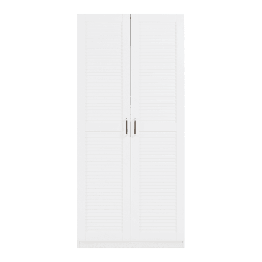 Roupeiro Finning 1 bengaleiro 1 compartimento 176x80x52 cm - Branco en.casa