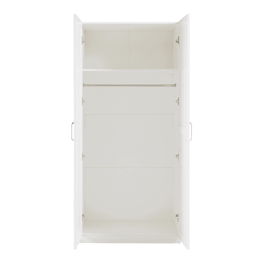 Roupeiro Finning 1 bengaleiro 1 compartimento 176x80x52 cm - Branco en.casa