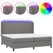 Cama box spring 200x200 Cama box spring 200x200 Gris