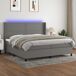 Cama box spring 200x200 Cama box spring 200x200 Gris