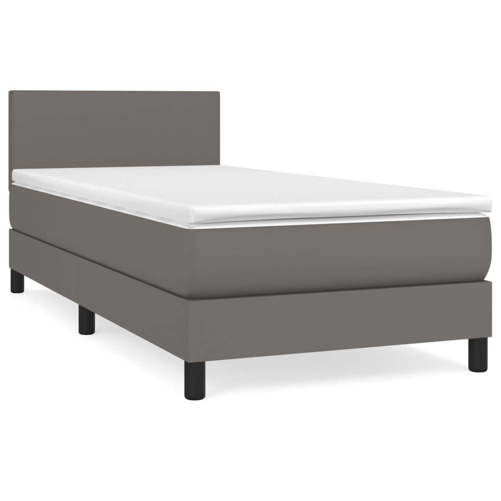 Cama box spring 90x190 Gris