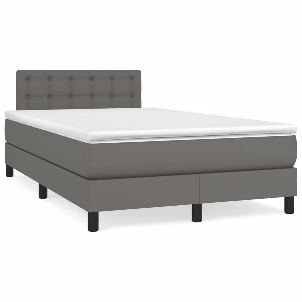 Cama box spring 120x200 Gris