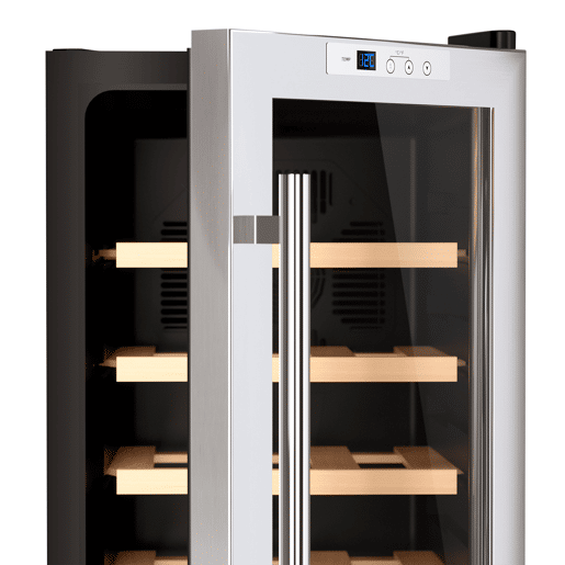 Refrigerador de vinhos de instalação livre CAVC18 Les Petits Champs, 18 garrafas