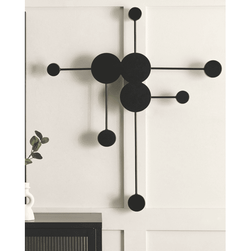 Candeeiro de parede LED MARIATO Metal Preto
