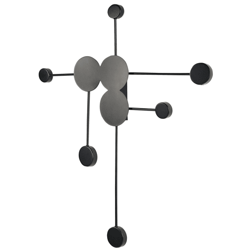 Candeeiro de parede LED MARIATO Metal Preto