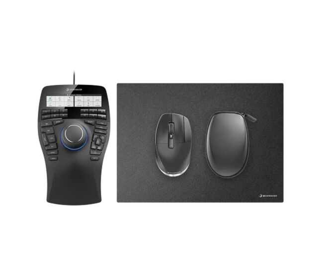 Ratón 3dconnexion (3dx-700135) negro