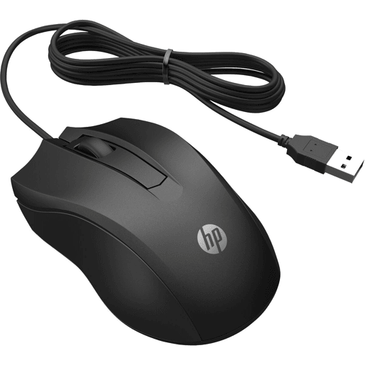 Rato HP Ratón con cable HP 100 Preto Rato HP Ratón con cable HP 100 Preto