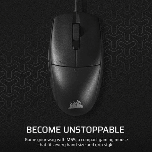 Rato Corsair M55 Preto 16000 dpi