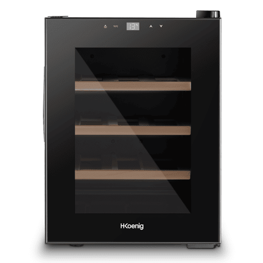 Refrigerador de vinhos AGE12 H.Koenig, 12 garrafas