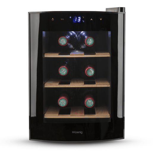 Refrigerador de vinhos AGE6 H.Koenig, 6 garrafas
