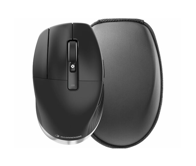 Ratón 3dconnexion cadmouse pro 3dx-700117 negro 7200 dpi
