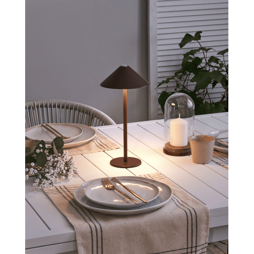 Beliani Candeeiro de mesa FRANCOLI Beliani Candeeiro de mesa FRANCOLI