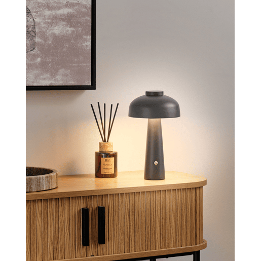 Candeeiro de mesa LED sem fios AGUSAN Com regulador de intensidade Metal Preto