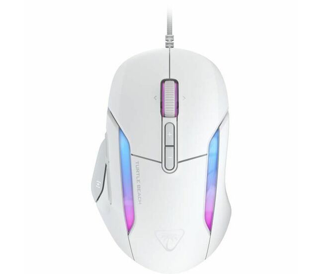 Ratón óptico turtle beach kone ii blanco 26000 dpi