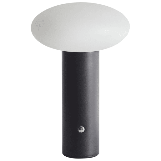 Candeeiro de mesa LED sem fios BUAYAN Com regulador de intensidade Metal Preto
