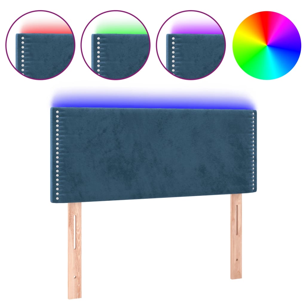 Cabecero Con Led 100 Azul