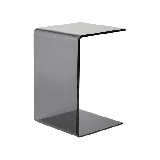 Mesa de apoio LOURDES Vidro de segurança (temperado) Preto