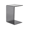 Mesa de apoio LOURDES Vidro de segurança (temperado) Preto