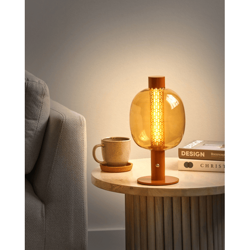 Candeeiro de mesa LED sem fios PULANGI Com regulador de intensidade Metal Castanho