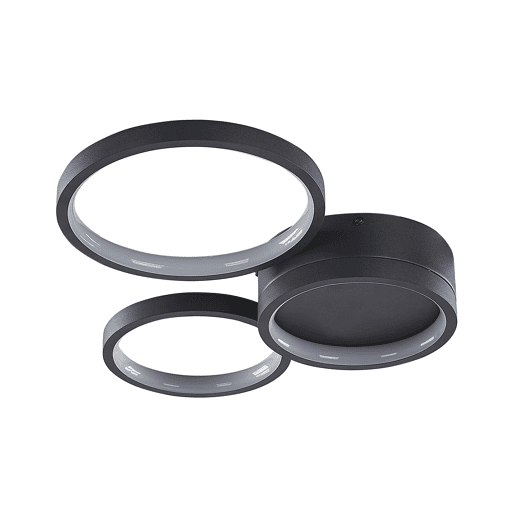 Candeeiro de teto LED AGNAT Metal Preto