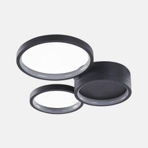 Candeeiro de teto LED AGNAT Metal Preto